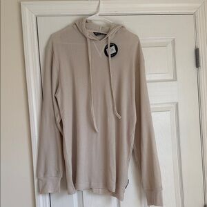 NWT Maui and Sons Beige Hooded Long Sleeve Top